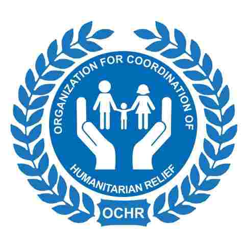 Logo of OCHR (Organization for Coordination of Humanitarian Relief)